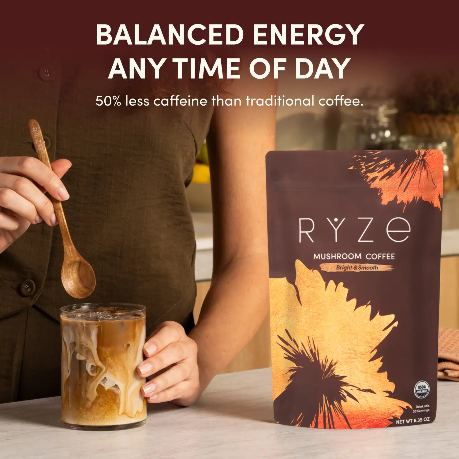 Mushroom Coffee Bright Blend 30 Servings